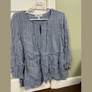 Flowy Light Weight Blue Blouse